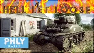 Hell Let Loose | SHERMAN TANK CONVOY ( Hell Let Loose Tank Gameplay)