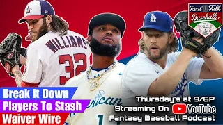 Is Jo Adell a must add? Waiver Wire, Stash these Players, "Break it Down". #mlb  #fantasybaseball