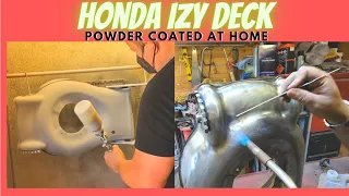 Rusted Old Honda Izy Deck Get's Welded And Powder Coated