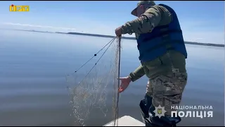 Із Сулинського заказника вилучили майже 2 тонни риби та 8 км сіток від початку нерестової заборони