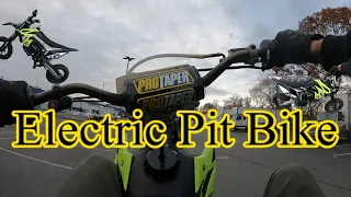 TEST RIDE! Electric Mini supermoto