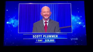 Jeopardy, intro - Scott Plummer Day 2 (2/2/22)