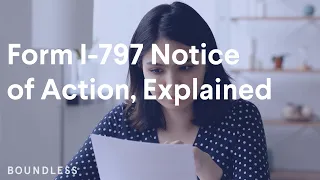 Form I-797 Notice of Action, Explained