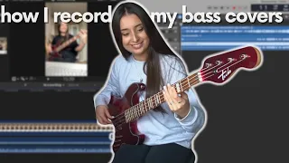 How I Record My Bass Covers | Behind The Scenes