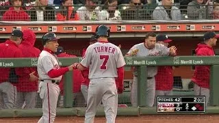 WSH@SF: Turner drives in Espinosa on single to center