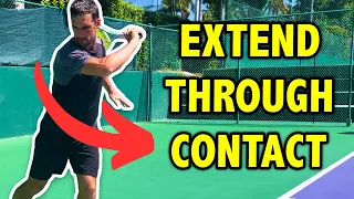 This is “real” reason you can’t HIT THROUGH THE BALL