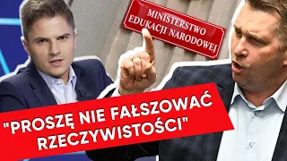 “Pan kłamie!”. Ostre spięcie w studiu. Poszło o fundacje-widmo. Czarnek: Proszę mnie nie zapraszać