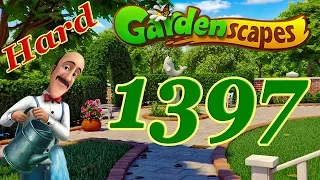 GardenScapes level 1397 Hard