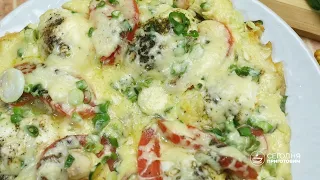 ТАКОЙ ЗАВТРАК ГОТОВЛЮ 3 РАЗА В НЕДЕЛЮ! Простой и легкий завтрак!/ Easy breakfast with zucchini.