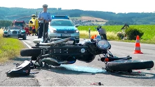 Kradfahrer schwer verletzt