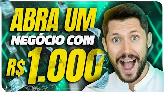 10 IDEIAS DE NEGÓCIOS PARA COMEÇAR A EMPREENDER COM R$ 1000 (Ou menos) E GANHAR DINHEIRO!!