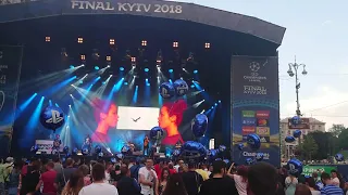 Champions League Fan Zone in Kyiv, Liverpool Vs Real