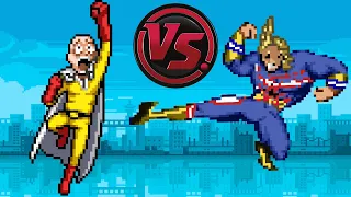 Saitama vs All Might! (One Punch Man vs My Hero Academia)