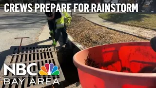 San Jose city crews and water district prepare for rainstorm