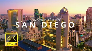 San Diego, California, USA 🇺🇸 in 4K ULTRA HD 60FPS Video by Drone