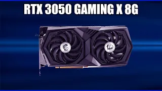 Видеокарта MSI GeForce RTX 3050 GAMING X 8G