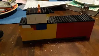 I made a custom LEGO cargo ship