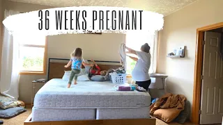 36 weeks pregnant | Speed clean | Nesting for baby #3