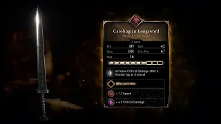 Where to find the Ulfberth sword in Assassin's creed Valhalla -  Carolingian Longsword PS5