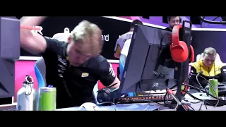 s1mple rage after losing against Cloud9