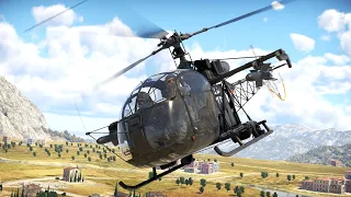 German Helicopter SA.313B Alouette II Gameplay || War Thunder