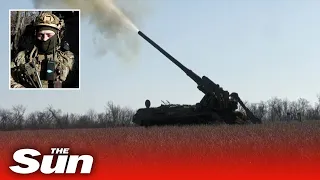 'Difficult time' near Bakhmut says Ukrainian serviceman firing artillery shells