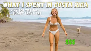 What I Spent in a Week in Manuel Antonio, Costa Rica + My Top Budget Travel Tips!