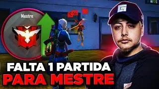 FREE FIRE - AO VIVO 🔥FALTA UMA PARTIDA PRA MESTRE ? #20k - RUMO AO MESTRE 🔥MAX GAMES