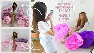 Copying President Nadine Lustre's Instagram + DIY Giant Crepe Paper Flowers ♡