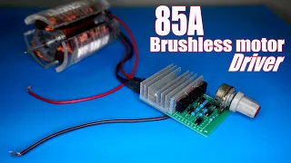 How to make Brushless motor driver without any IC or Microcontroller