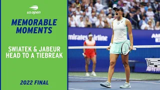 Women's Singles Final Tiebreak | Swiatek vs. Jabeur | 2022 US Open