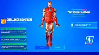 Fortnite All Tony Stark Awakening Challenges - How to Unlock Iron Man Style