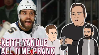 Ever hear about the time Keith Yandle, Noel Acciari and FOLEY pranked Aaron Ekblad?