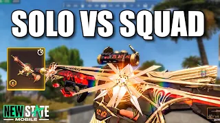 Solo Vs Squads In Bounty Royale With Maxed M416 | NEW STATE MOBILE