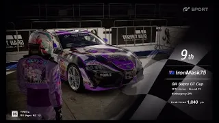 Gran Turismo™SPORT - 2019 GR Supra GT Cup - Round 13 - 9th (1,040 pts)