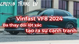 Vinfast VF8 2024 lột xác với 3 cải tiến mới. #vinfast #vfs #gsm #vf7 #vf6 #tintức24h #vtcnews #vtc