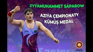 ZYÝAMUHAMMET SAPAROW AZIÝA ÇEMPIONATYNDA KÜMÜŞ MEDAL GAZANDY