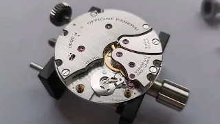 Panerai Mechanical Watch P.3000 Movement Maintenance | 21 Diamonds & 164 Parts Disassembly
