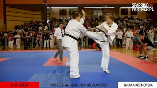 Iwona Maksimowska vs Julia Jaruga - Mistrzostwa Polski Seniorów Open, Wrocław 2023