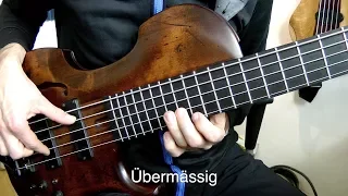 The0116 - Harmonisch Moll #3 (Der Dominant-7 Akkord) - German Bass Lesson Tutorial