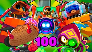 Создал 5 парагонов 100-й степени в одной игре!! | Bloons TD 6 | Бьём рекорды!!