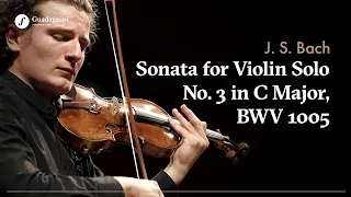 Benjamin Günst plays J. S. Bach - Sonata for Violin Solo No. 3 in C Major, BWV 1005