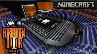 Minecraft | AEW x NJPW Forbidden Door 2024 Stage Setup & Arena Tour (USB Arena - New York)