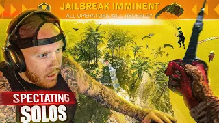 I SPECTATED SOLOS BUT WON!? CRAZIEST JAILBREAK ENDING IN WARZONE HISTORY...