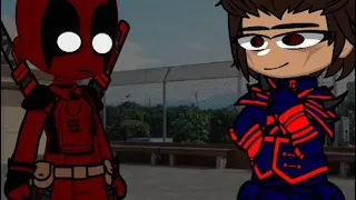 Miguel & Deadpool meeting //SPIDER-MAN ACROSS THE SPIDERVERSE