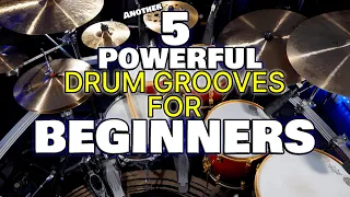 Another 5 Powerful DRUM GROOVES For Beginners! | DRUM LESSON - That Swedish Drummer