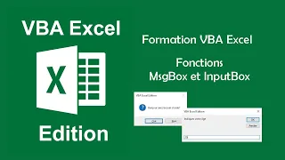 Formation VBA Excel - Les fonctions MsgBox et InputBox