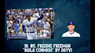 2022 FREDDIE FREEMAN OFFICIAL WALK-UP SONG & HIGHLIGHTS! | "Baila Conmigo" | Dodgers Baseball