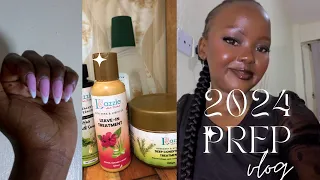 2024 SELFCARE PREP //nails//hair wash //lash extension//makeup