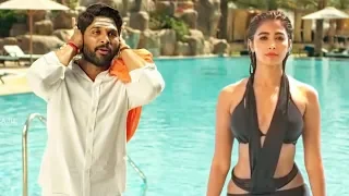 Pooja Hegde Swimming Pool Scene From Movie DJ (Duvvada Jagannadham)